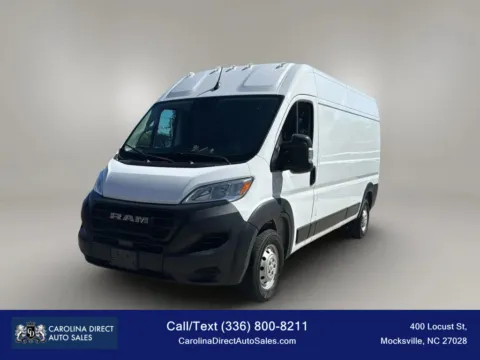 Yellow 2023 Ram ProMaster Cargo Van 2500 High Roof w/159' WB Van 3D for sale in Mocksville, NC
