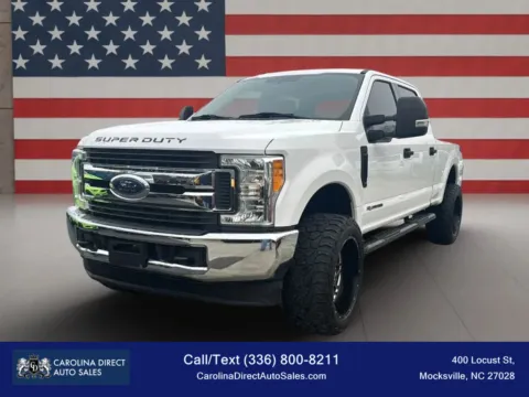 White 2017 Ford F250 Super Duty Crew Cab XLT Pickup 4D 6 3/4 ft for sale in Mocksville, NC
