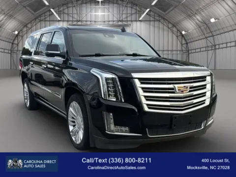 Another view of 2015 Cadillac Escalade ESV Platinum Sport Utility 4D for sale in Mocksville, NC at Carolina Direct Auto Sales