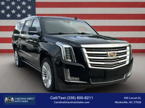 Another view of 2015 Cadillac Escalade ESV Platinum Sport Utility 4D for sale in Mocksville, NC at Carolina Direct Auto Sales