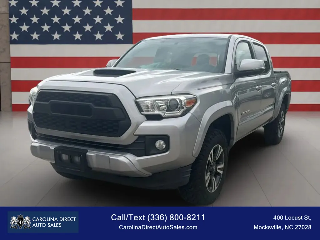 Silver 2016 Toyota Tacoma Double Cab SR5 Pickup 4D 5 ft for sale in Mocksville, NC