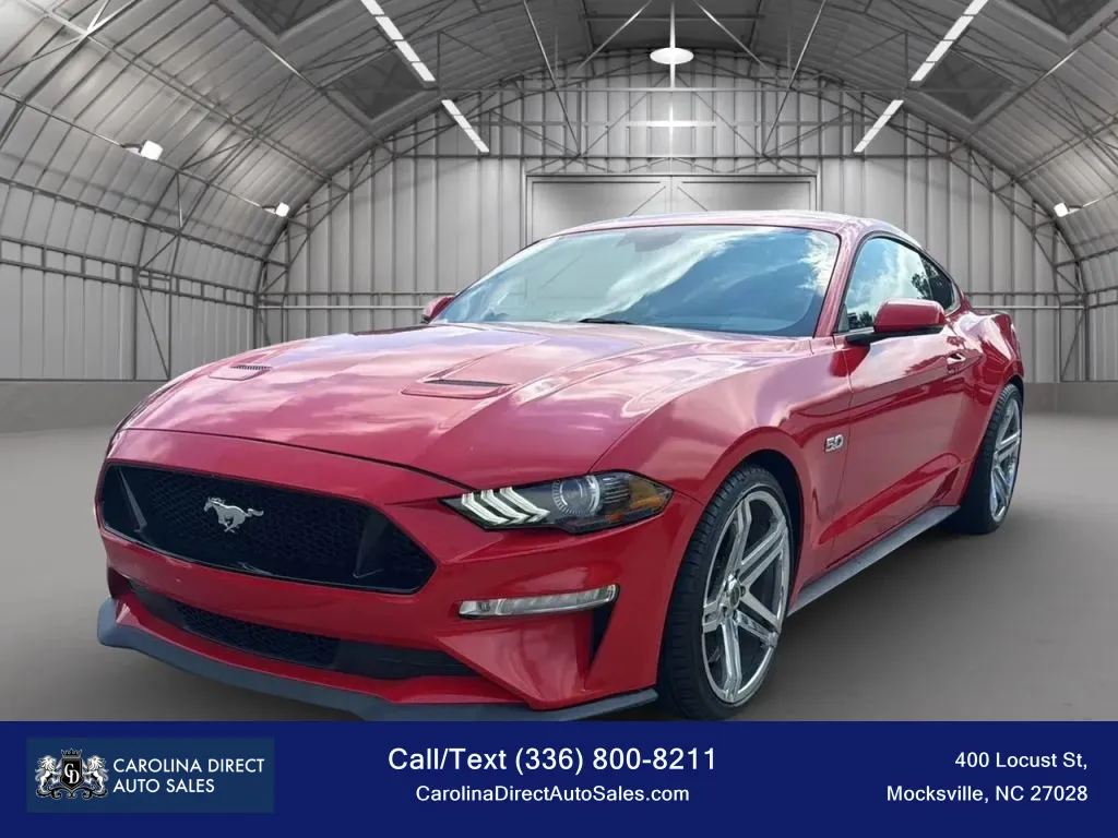 Red 2019 Ford Mustang GT Premium Coupe 2D for sale in Mocksville, NC