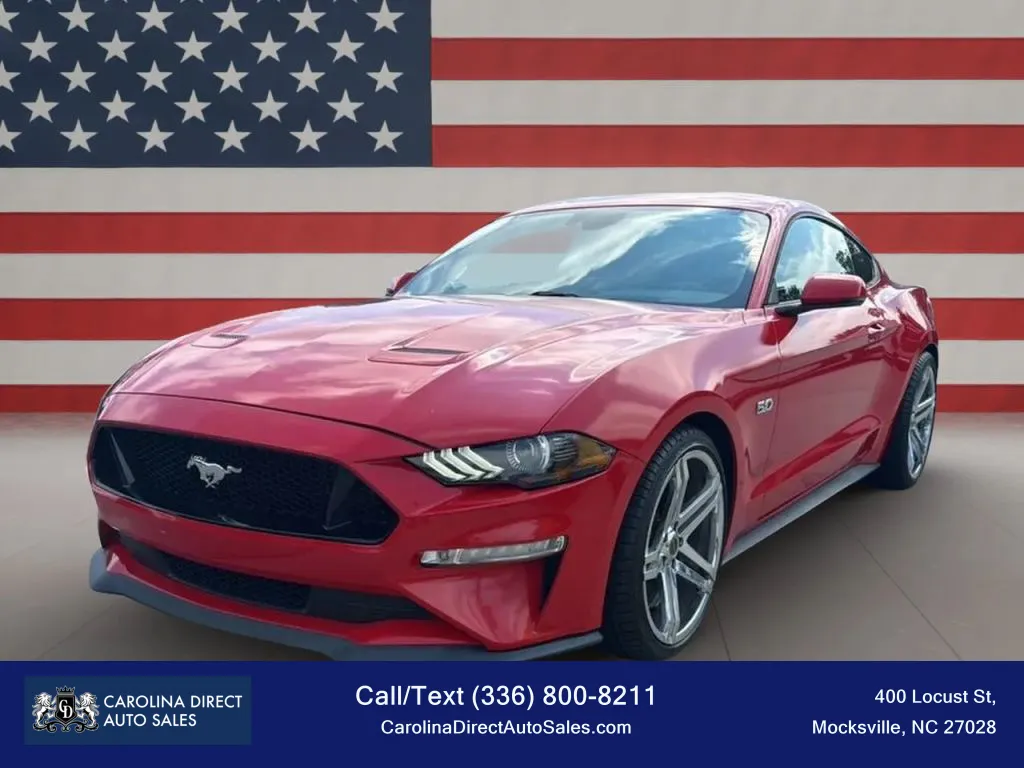 Red 2019 Ford Mustang GT Premium Coupe 2D for sale in Mocksville, NC