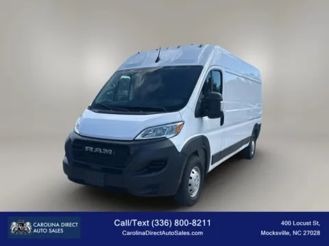 White 2023 Ram ProMaster Cargo Van 2500 High Roof w/159' WB Van 3D for sale in Mocksville, NC