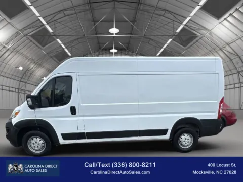 White 2023 Ram ProMaster Cargo Van 2500 High Roof w/159' WB Van 3D for sale in Mocksville, NC