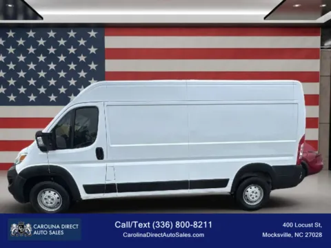 White 2023 Ram ProMaster Cargo Van 2500 High Roof w/159' WB Van 3D for sale in Mocksville, NC