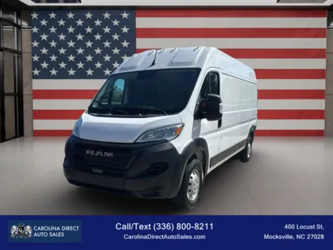 Yellow 2023 Ram ProMaster Cargo Van 2500 High Roof Van 3D for sale in Mocksville, NC