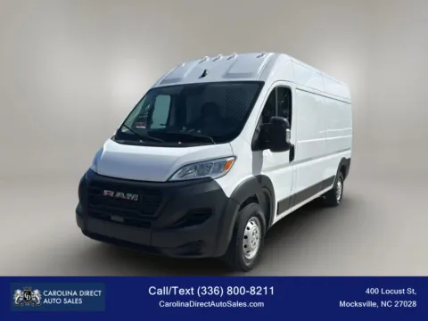 White 2023 Ram ProMaster Cargo Van 2500 High Roof w/159' WB Van 3D for sale in Mocksville, NC