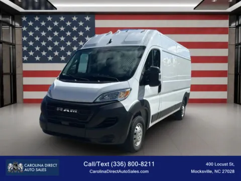 White 2023 Ram ProMaster Cargo Van 2500 High Roof w/159' WB Van 3D for sale in Mocksville, NC