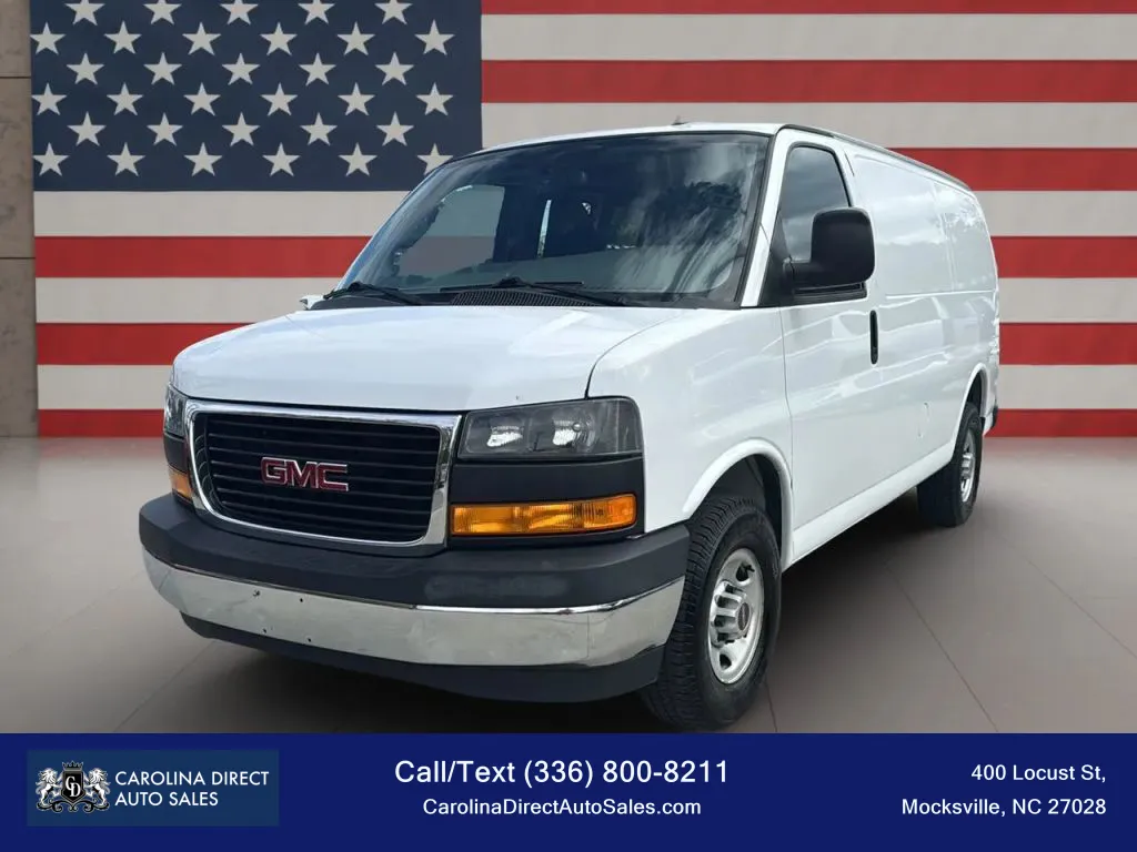 White 2021 GMC Savana 2500 Cargo Regular Van 3D for sale in Mocksville, NC