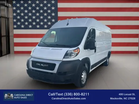 White 2022 Ram ProMaster Cargo Van 2500 High Roof w/159' WB Van 3D for sale in Mocksville, NC