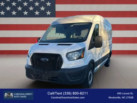 White 2023 Ford Transit 250 Cargo Van Medium Roof w/LWB Van 3D for sale in Mocksville, NC