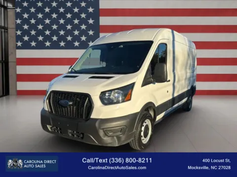 White 2023 Ford Transit 250 Cargo Van Medium Roof w/LWB Van 3D for sale in Mocksville, NC