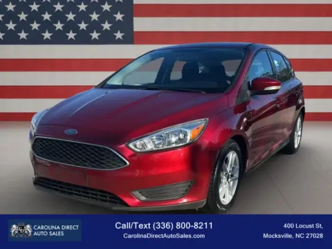 Red 2017 Ford Focus SE Hatchback 4D for sale in Mocksville, NC