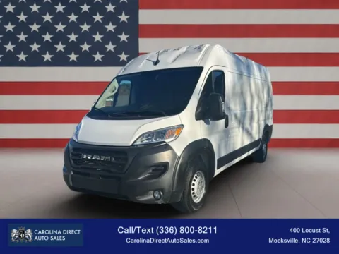 White 2024 Ram ProMaster Cargo Van 2500 Tradesman High Roof w/159' WB Van 3D for sale in Mocksville, NC