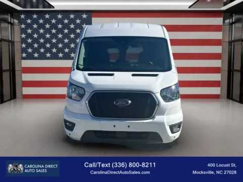 Photos of 2024 Ford Transit 350 Passenger Van XLT w/Medium Roof Van 3D for sale in Mocksville, NC at Carolina Direct Auto Sales