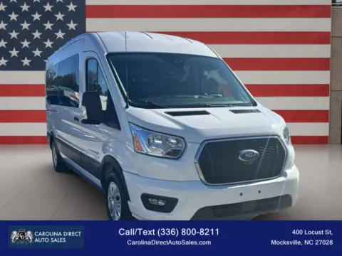 Another view of 2021 Ford Transit 350 Passenger Van XLT w/Medium Roof Van 3D for sale in Mocksville, NC at Carolina Direct Auto Sales