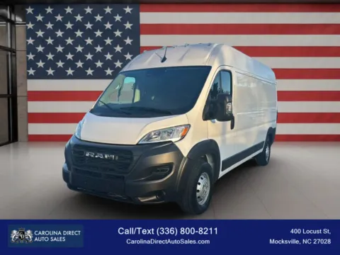 White 2023 Ram ProMaster Cargo Van 2500 High Roof w/159' WB Van 3D for sale in Mocksville, NC