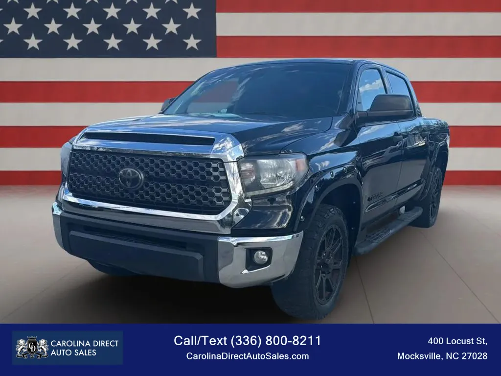 Black 2018 Toyota Tundra CrewMax SR5 Pickup 4D 5 1/2 ft for sale in Mocksville, NC