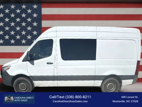 White 2019 Mercedes-Benz Sprinter 2500 Cargo High Roof w/144' WB Van 3D for sale in Mocksville, NC