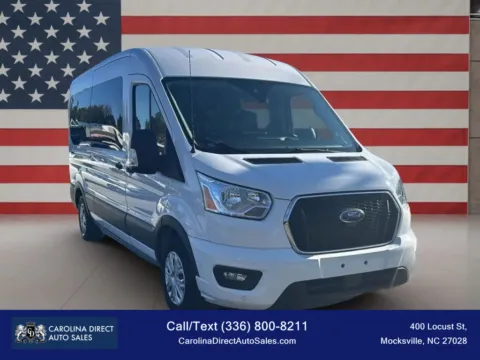 Another view of 2022 Ford Transit 350 Passenger Van XLT w/Medium Roof Van 3D for sale in Mocksville, NC at Carolina Direct Auto Sales