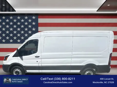 White 2023 Ford Transit 250 Cargo Van Medium Roof w/LWB Van 3D for sale in Mocksville, NC