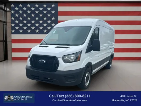 White 2023 Ford Transit 250 Cargo Van Medium Roof w/LWB Van 3D for sale in Mocksville, NC