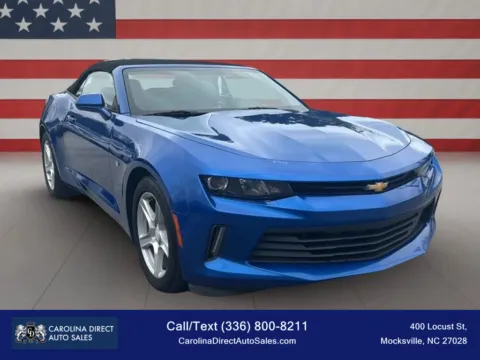 Another view of 2018 Chevrolet Camaro LT Convertible 2D for sale in Mocksville, NC at Carolina Direct Auto Sales