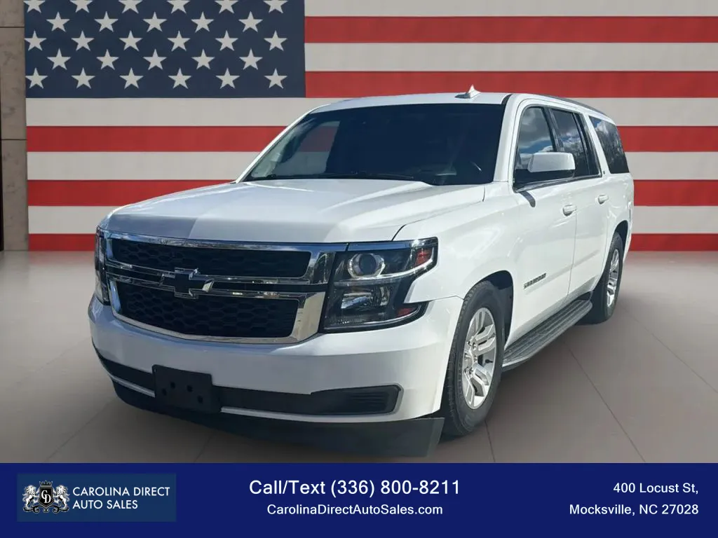 White 2018 Chevrolet Suburban LT Sport Utility 4D for sale in Mocksville, NC