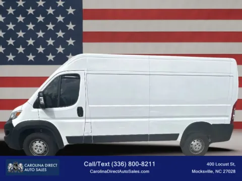 White 2023 Ram ProMaster Cargo Van 2500 High Roof w/159' WB Van 3D for sale in Mocksville, NC