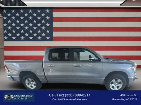 Silver 2019 Ram 1500 Crew Cab Big Horn Pickup 4D 5 1/2 ft for sale in Mocksville, NC
