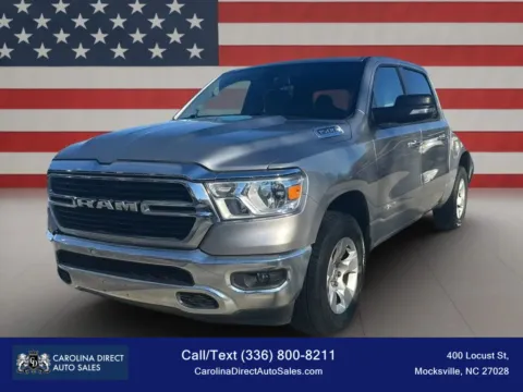 Silver 2019 Ram 1500 Crew Cab Big Horn Pickup 4D 5 1/2 ft for sale in Mocksville, NC