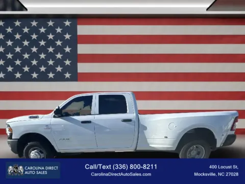 White 2022 Ram 3500 Crew Cab Tradesman Pickup 4D 8 ft for sale in Mocksville, NC