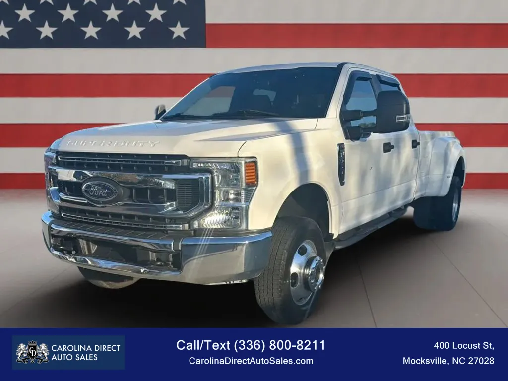 White 2020 Ford F350 Super Duty Crew Cab XLT Pickup 4D 8 ft for sale in Mocksville, NC