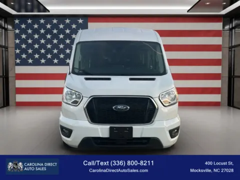 Photos of 2021 Ford Transit 350 Passenger Van XLT w/Medium Roof Van 3D for sale in Mocksville, NC at Carolina Direct Auto Sales