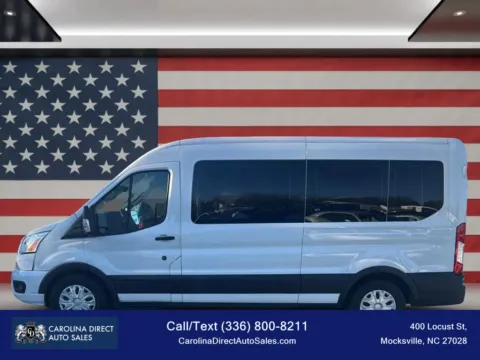 White 2021 Ford Transit 350 Passenger Van XLT w/Medium Roof Van 3D for sale in Mocksville, NC