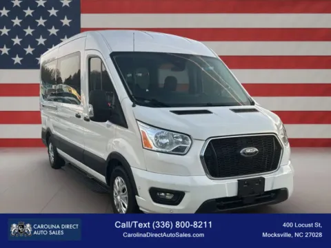 Another view of 2021 Ford Transit 350 Passenger Van XLT w/Medium Roof Van 3D for sale in Mocksville, NC at Carolina Direct Auto Sales