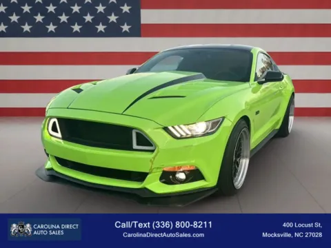Green 2015 Ford Mustang GT Coupe 2D for sale in Mocksville, NC