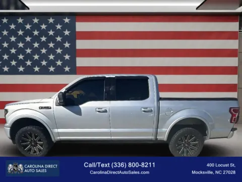 Silver 2019 Ford F-150 SuperCrew Cab XLT Pickup 4D 5 1/2 ft for sale in Mocksville, NC