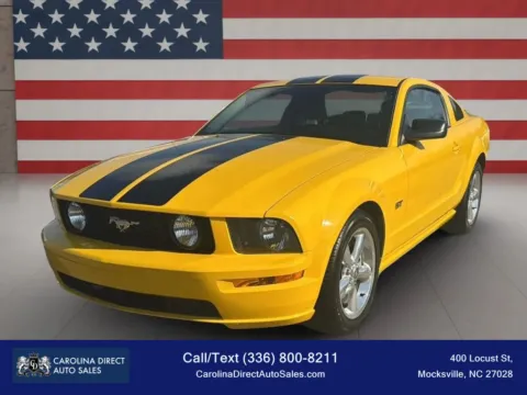 Yellow 2006 Ford Mustang GT Deluxe Coupe 2D for sale in Mocksville, NC