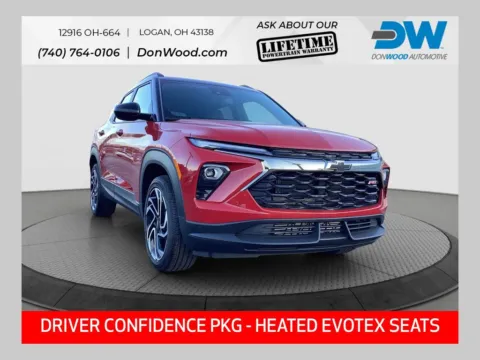 Red 2026 Chevrolet TrailBlazer RS for sale in Logan, OH