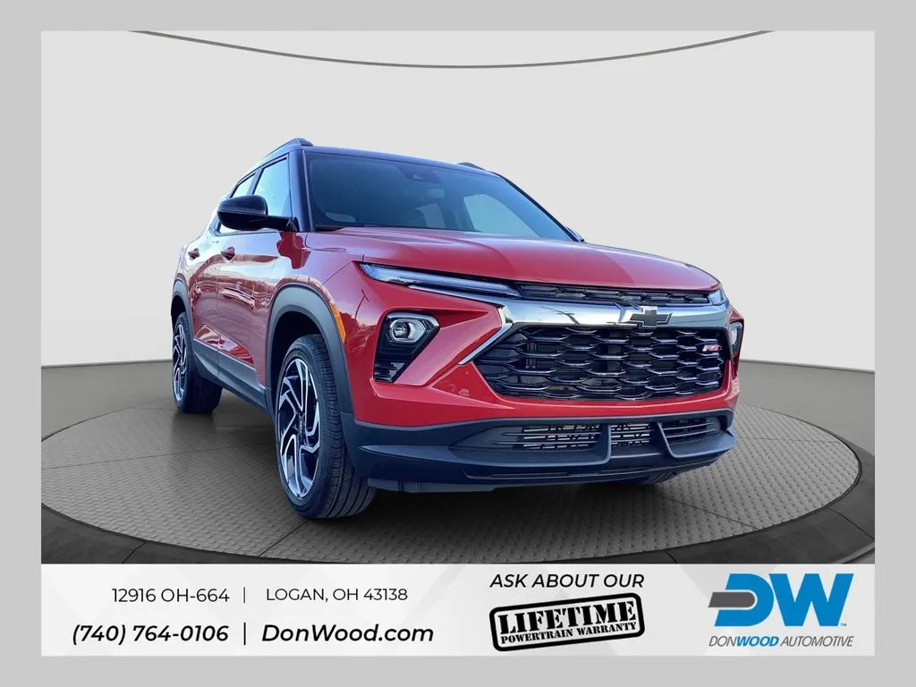 Red 2026 Chevrolet TrailBlazer RS for sale in Logan, OH