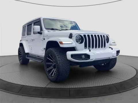 White 2021 Jeep Wrangler Unlimited Sahara High Altitude for sale in Logan, OH