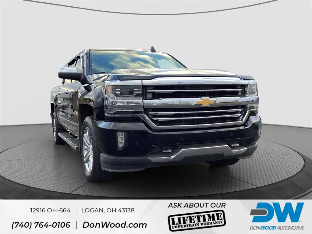 Black 2017 Chevrolet Silverado 1500 High Country for sale in Logan, OH