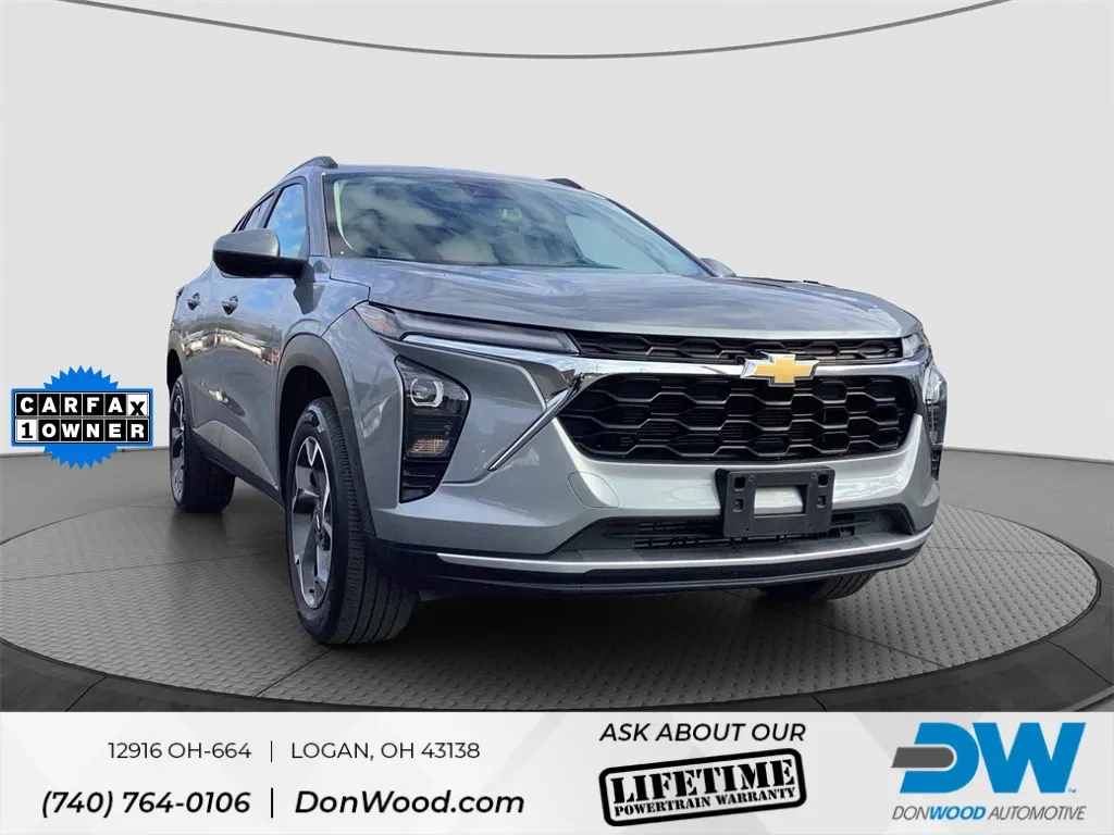 Gray 2024 Chevrolet Trax LT for sale in Logan, OH