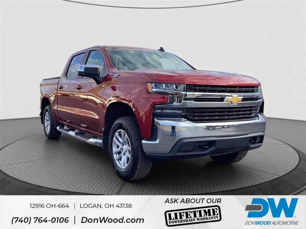Red 2019 Chevrolet Silverado 1500 LT for sale in Logan, OH