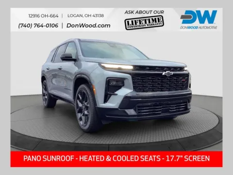 Gray 2026 Chevrolet Traverse RS for sale in Logan, OH