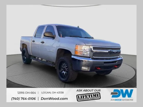 Silver 2012 Chevrolet Silverado 1500 LT for sale in Logan, OH