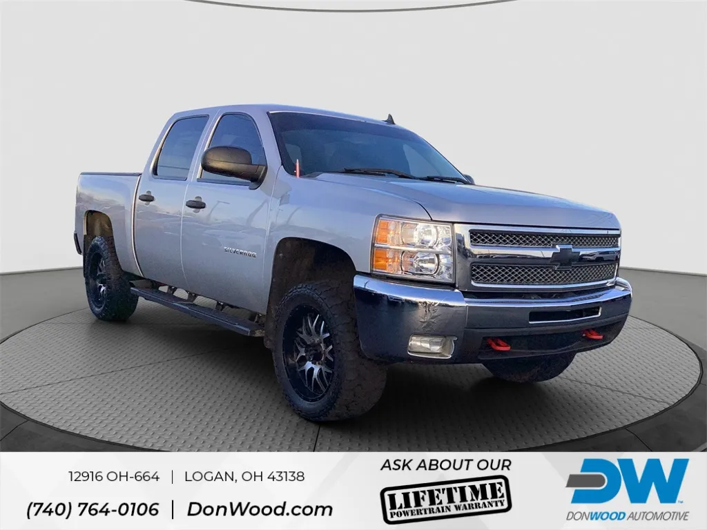 Silver 2012 Chevrolet Silverado 1500 LT for sale in Logan, OH