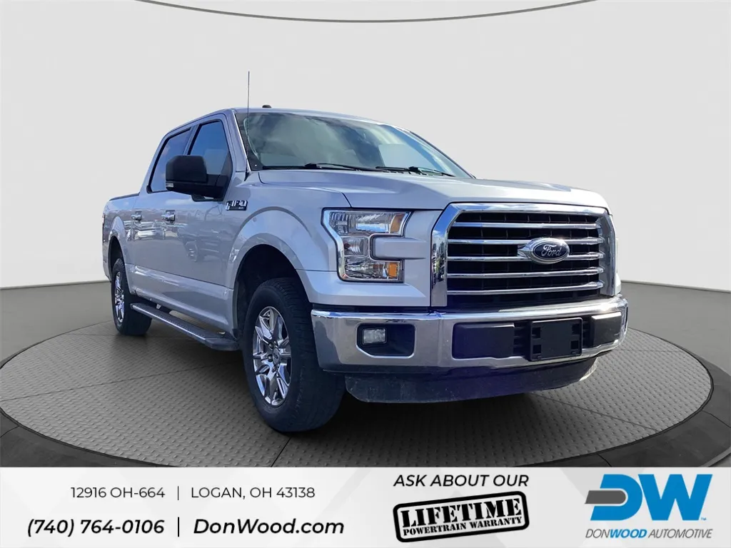 Silver 2016 Ford F-150 XLT for sale in Logan, OH